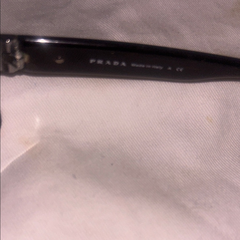 Prada Black Rectangular Sunglasses - image 3